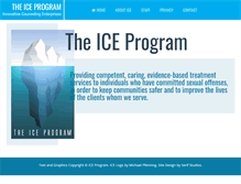 Tablet Screenshot of iceprogrampdx.com